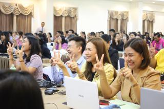 23. พิธีเปิดกิจกรรมการอบรมเชิงปฏิบัติการการออกแบบนวัตกรรมสู่การวิจัยในชั้นเรียน